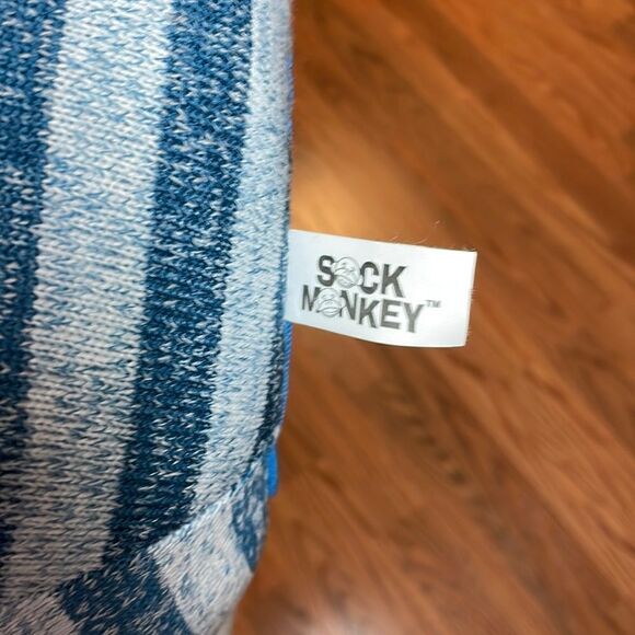 Sock Monkey Basket, Easter, Halloween, Storage, Blue - Picture 5 of 5